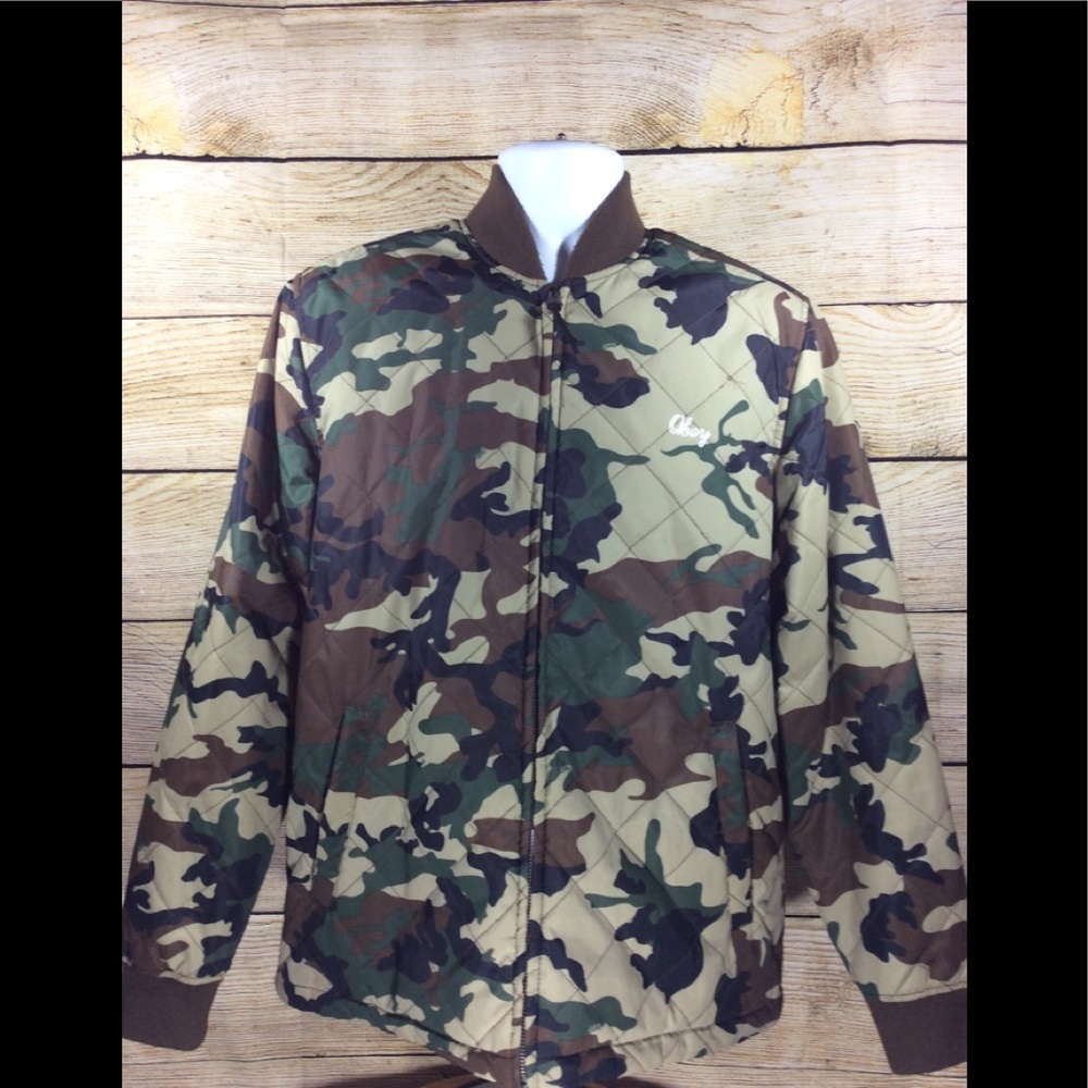 OBEY Camo Bomber Jacket